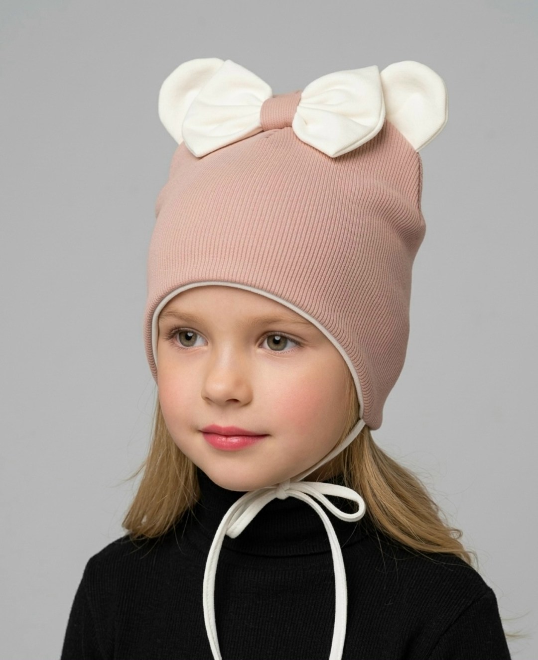 шапка для девочек,шапка для девочки демисезонная,детская шапочка,шапка детская,шапка для девочки с завязками