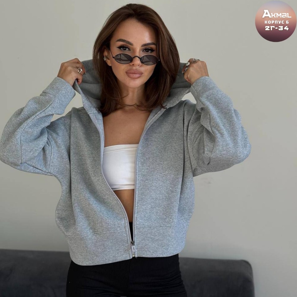 кофта на флисе,зип худи укороченная кофта на молнии с начесом,кофта короткая,худи кофта,женская кофта