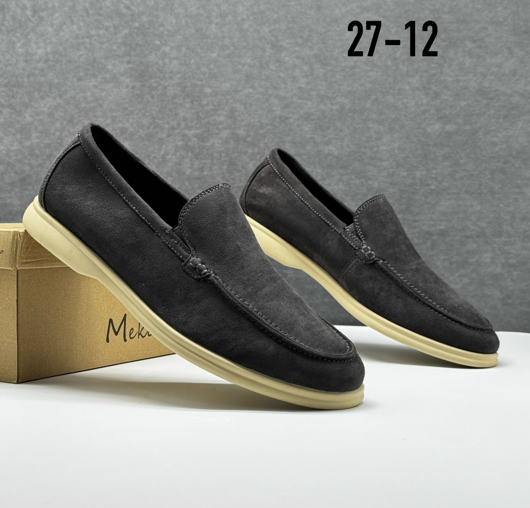 лоферы мужские loro piana,,лоферы loro piana,лоферы для мужчин замш,макасины мужские