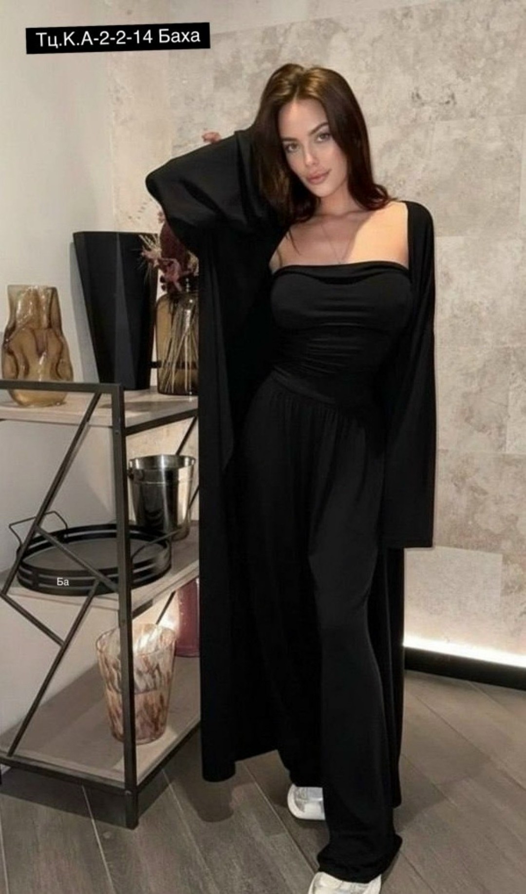 костюм тройка (кардиган + топ + брюки) цвет черный,костюм тройка (кардиган + топ + брюки),костюм тройка (топ, штаны, кардиган ),костюм тройка женский,костюм тройка (кардиган + топ + брюки)