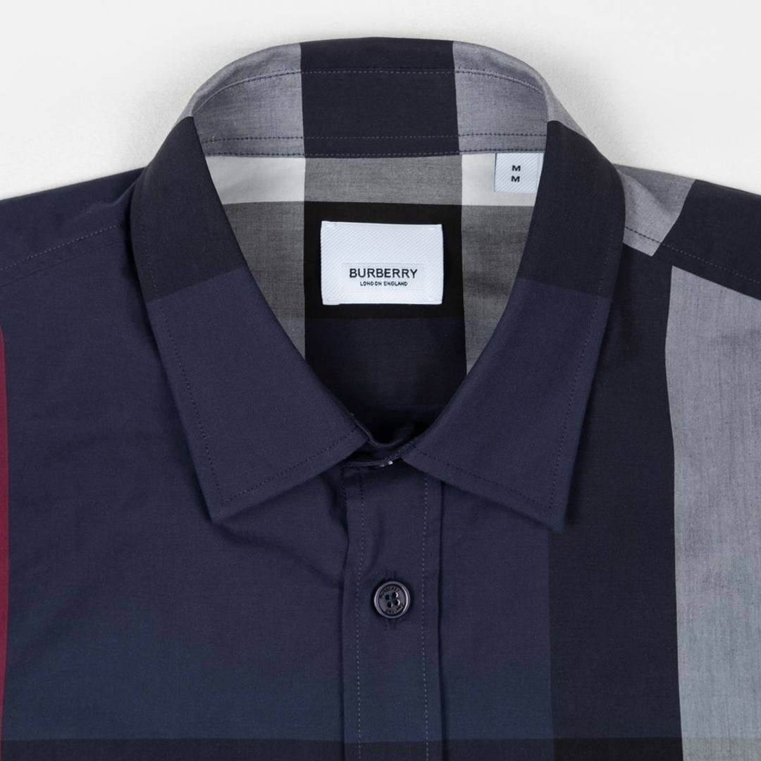 рубашка burberry,мужская рубашка burberry,рубашка burberry с коротким рукавом,burberry shirt,клетчатая рубашка somerton burberry