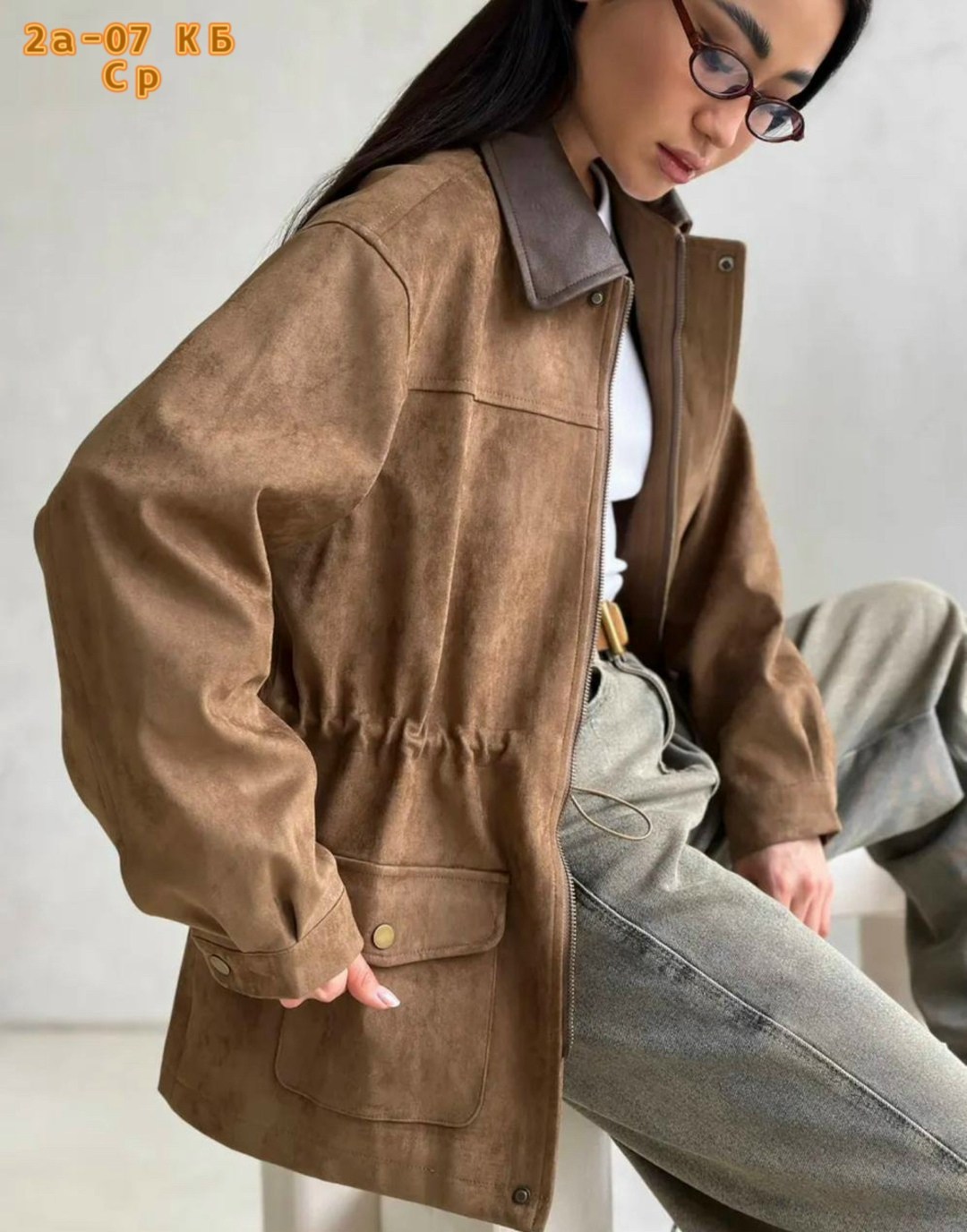 куртка рабочего тренд замшевая tinaria 313880037,куртка замшевая женская,куртка рабочего тренд замшевая tinaria,куртка замшевая женская цвет коричневый,куртка из замши с кожаным воротником