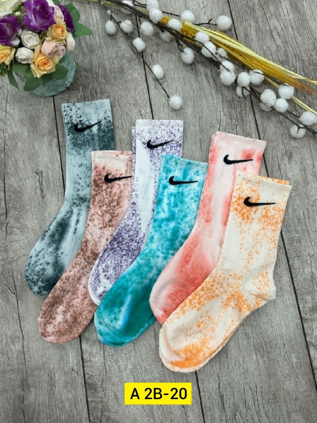 комплект носков nike,подарочный набор женский носки,женские носки набор,носки женские nike,носки nike разноцветные подарочный набор с духами