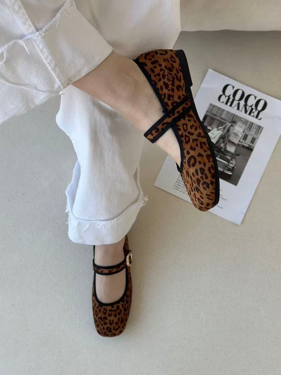балетки леопардовые летние с квадратным носом и ремешком shatilova m.v.,балетки леопардовые летние с квадратным носом и ремешком,леопардовые балетки,женская ,женские балетки