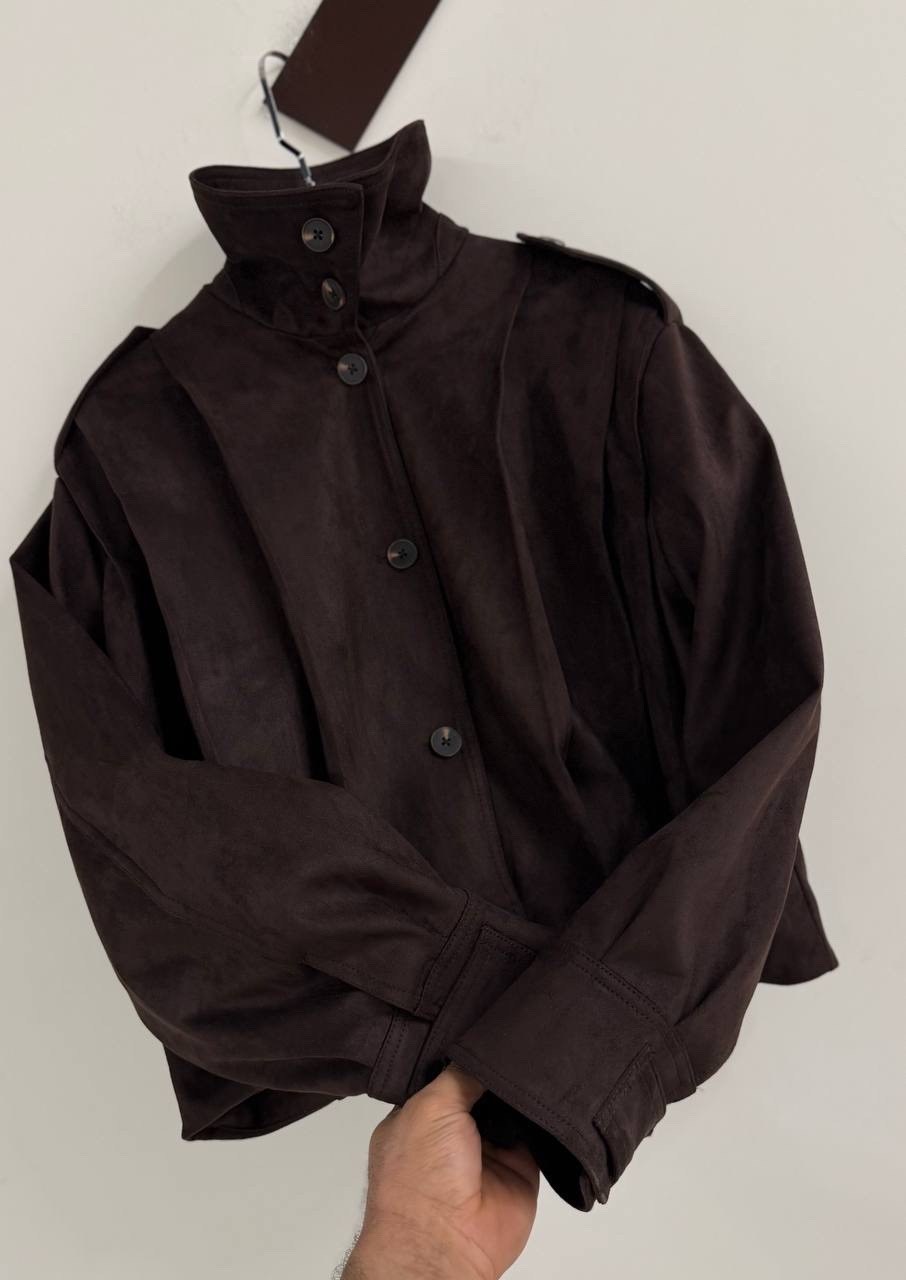 куртка бомбер жакет замшевый укороченный коричневый espiritu,замшевая куртка,женская куртка бомбер из эко замши коричневого цвета,куртка a-a awesome apparel by ksenia avakyan,женская замшевая куртка