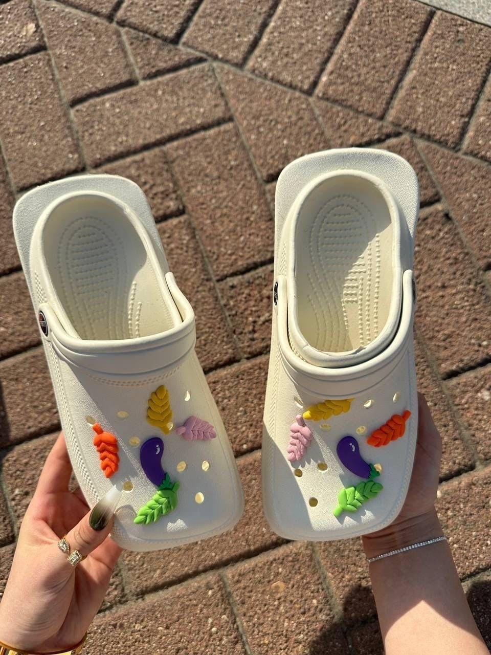 ,orange sorbet crocs,детские кроксы,кроксы carrots,модные кроксы