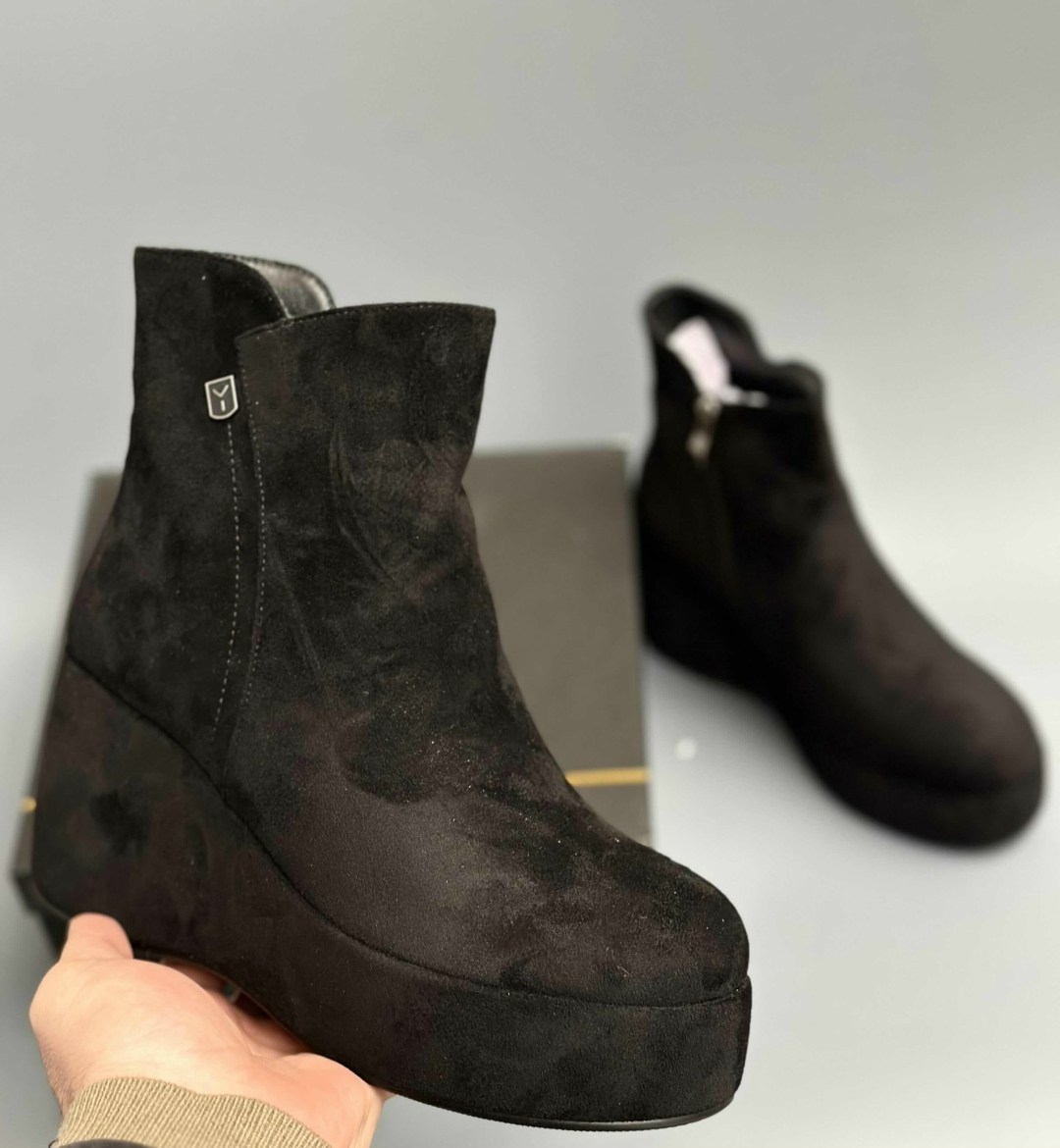 ,полусапоги,женские ботильоны, женская,замшевые ботинки