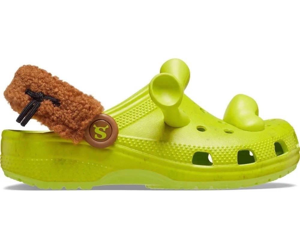сабо shrek classic clog crocs цвет lime punch,кроксы шрек,сандалии x dreamworks classic clog 'shrek' crocs зеленый,crocs shrek classic clog lime punch men size 14,crocs classic clog dreamworks shrek