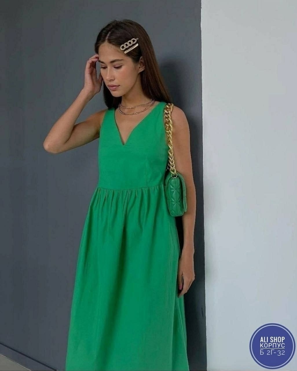 летнее женское платье,зеленые платья,летнее зеленое женское платье clacive с,платье летнее,зеленый сарафан