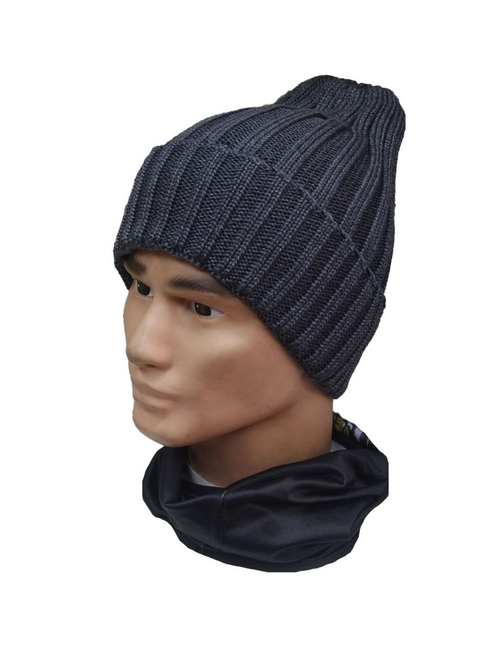 шапка,шапка бини,вязаная шапка,синяя шапка,шапка мужская