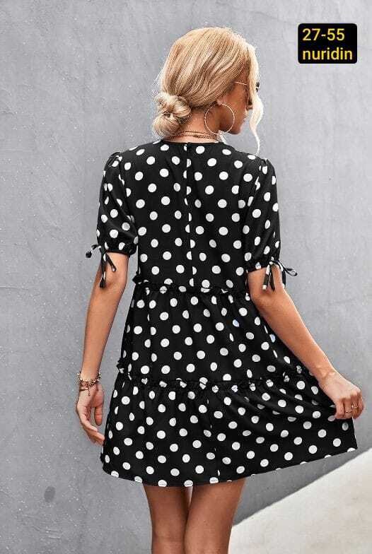 шифоновое платье в горошек,платье женское в горошек,платья в горошек,платье летнее женское,платье в горошек летнее