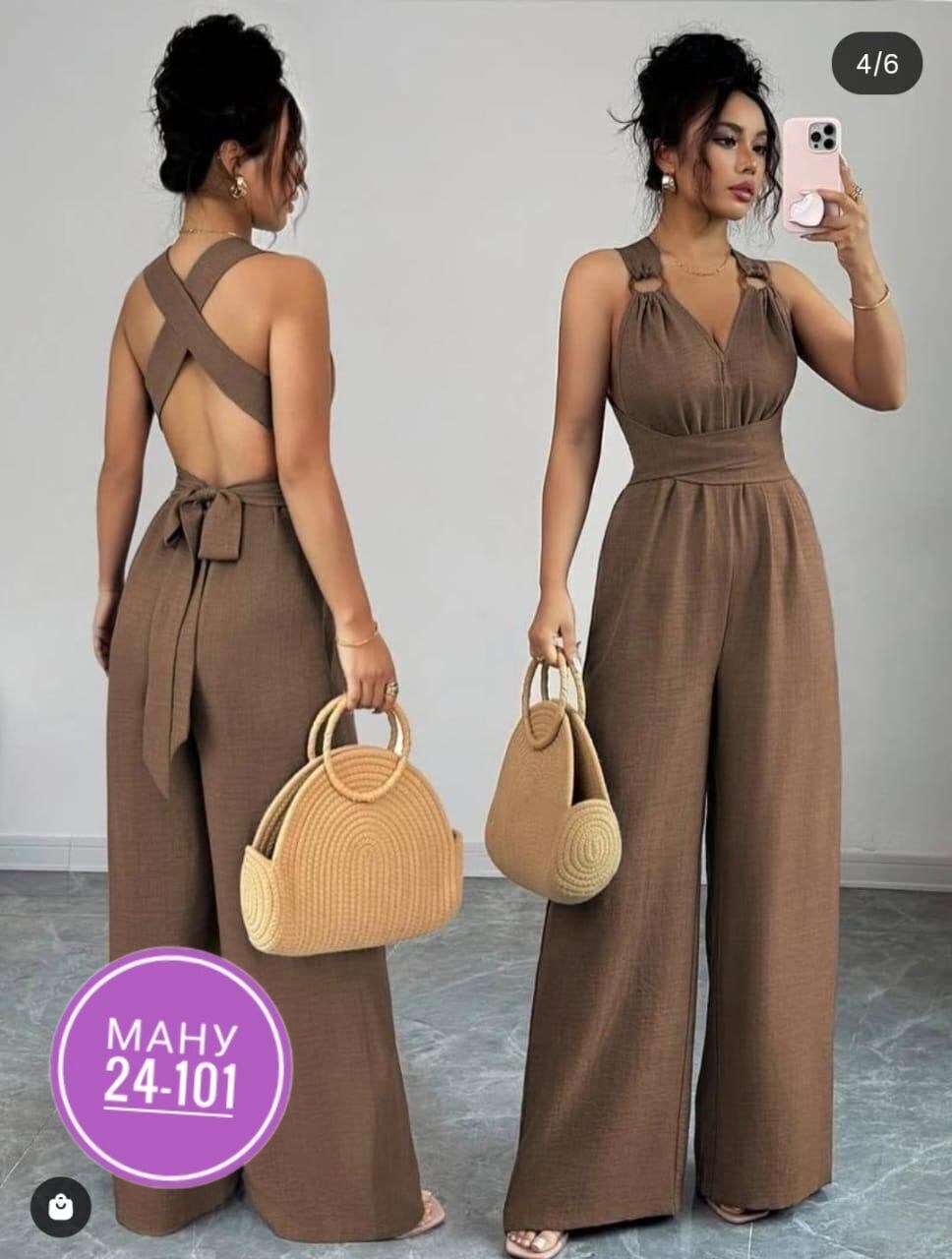 женские комбинезоны,комбинезон с широкими штанинами,комбинезон женский летний,комбинезон,модный комбинезон