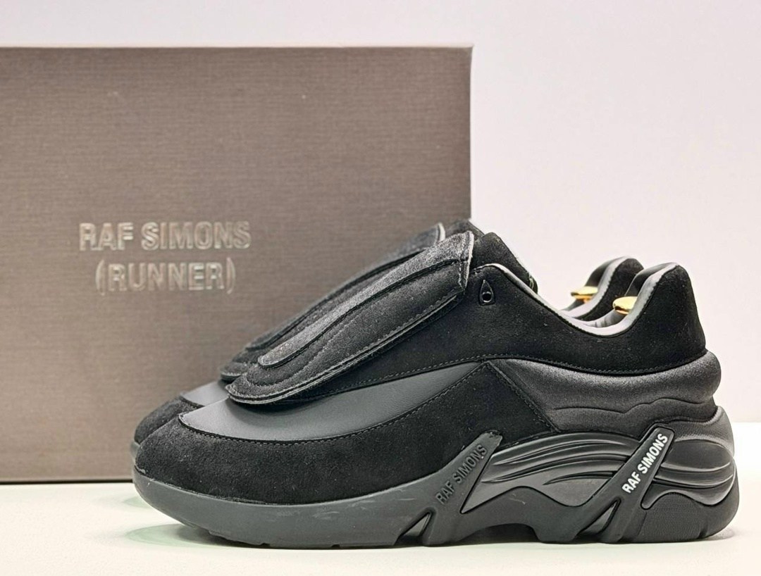 кроссовки raf simons antei,кроссовки raf simons,raf simons antei,raf simons черные замшевые низкие кроссовки,raf simons antei black