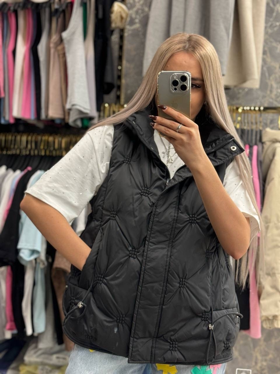 женская жилетка,жилет женский,жилет,жилетка,демисезонный жилет