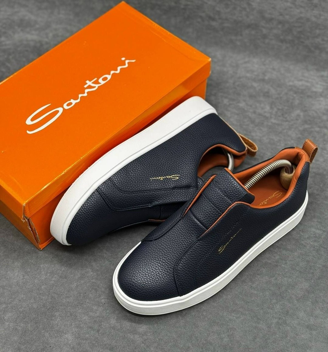 слипоны мужские кожаные,,слипоны мужские,кеды мужские кожаные,слипоны santoni