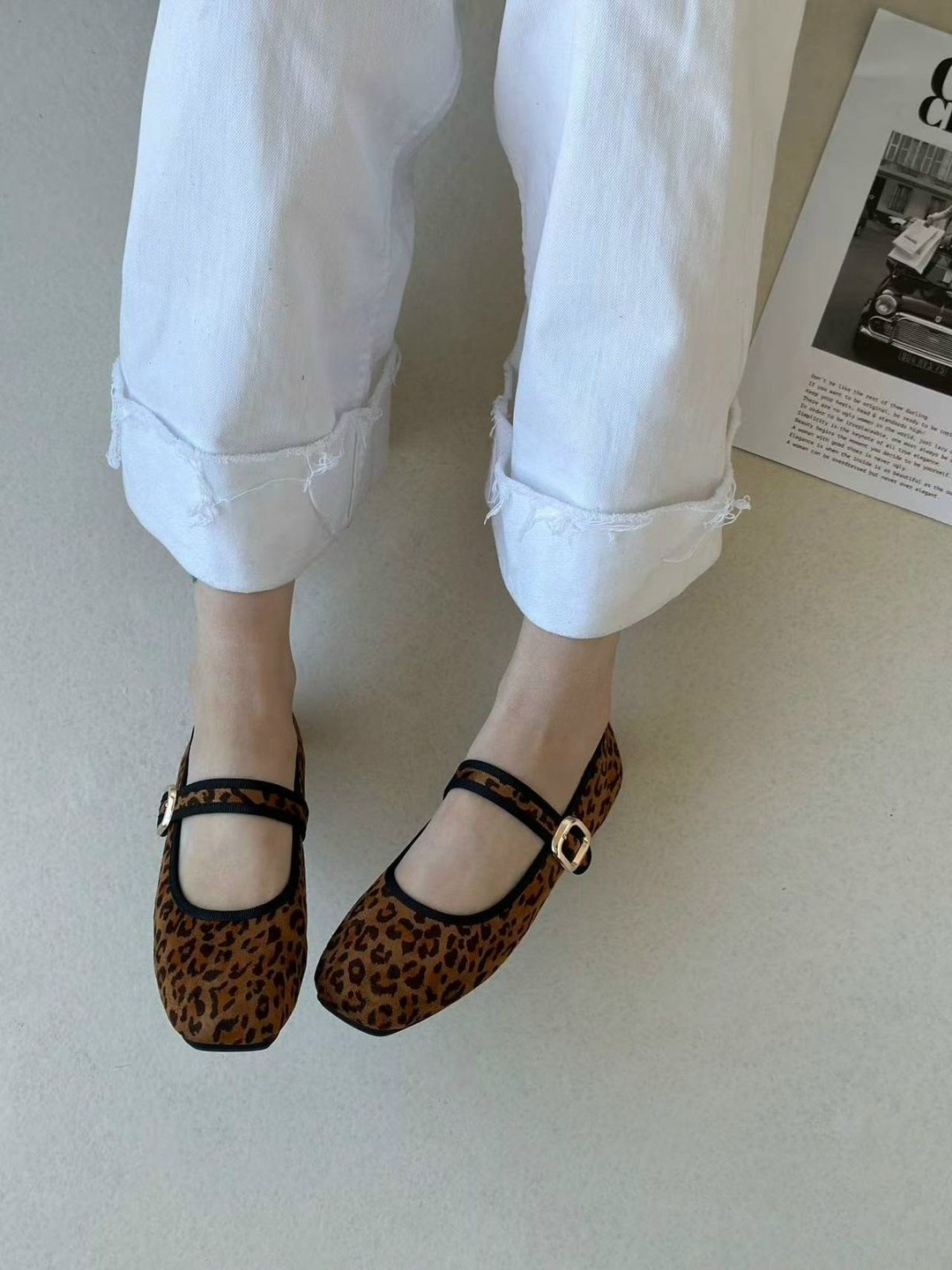 балетки леопардовые летние с квадратным носом и ремешком shatilova m.v.,балетки леопардовые летние с квадратным носом и ремешком,леопардовые балетки,женская ,женские балетки