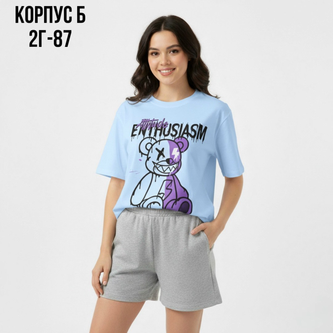 пижама женская,пижама с шортами,пижама комплект,пижама трикотажная,шорты женские