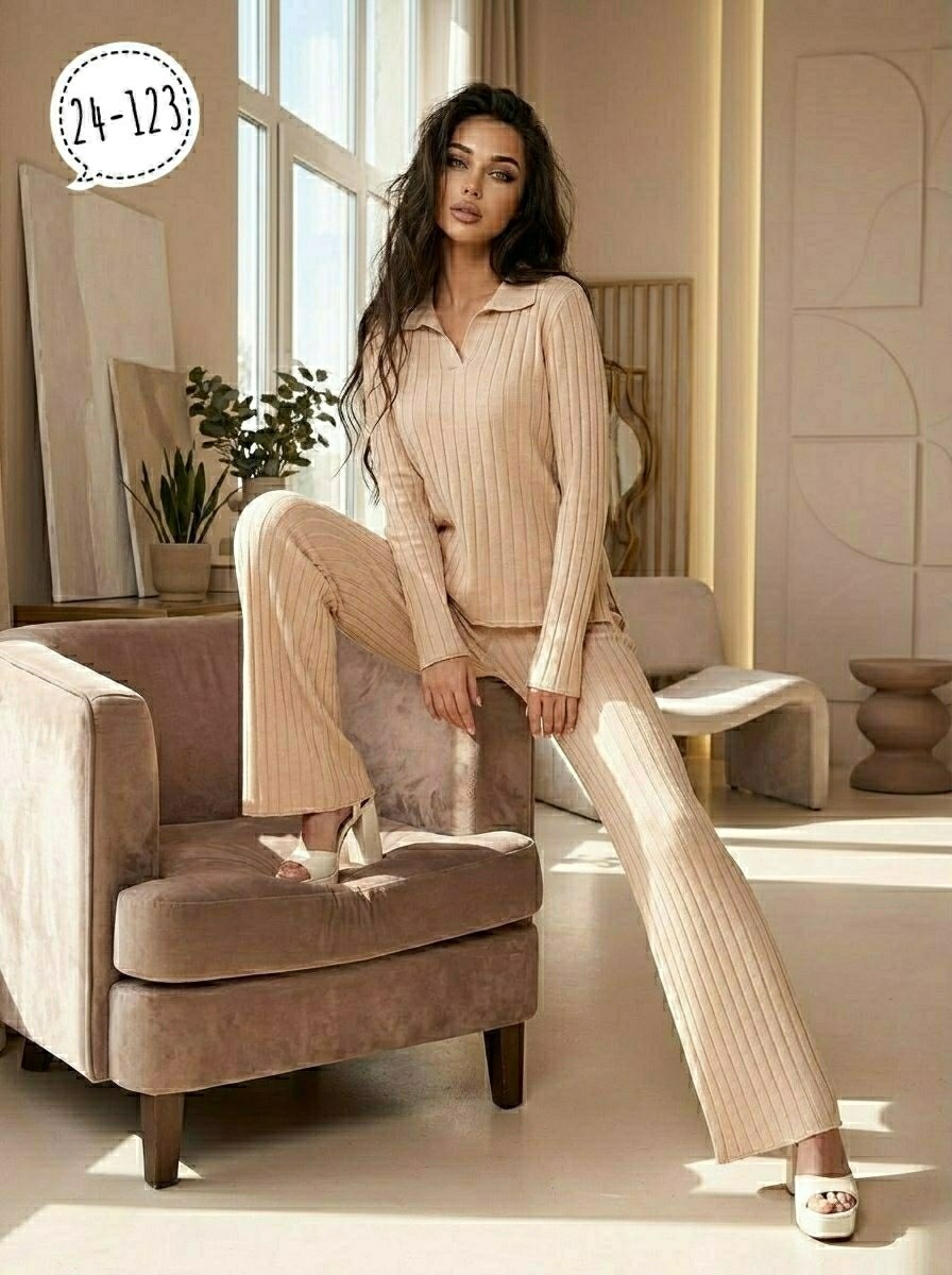 костюм двойка лапша,женский костюм двойка лапша,костюм женский: водолазка и штаны (one size) 42-48 арт. 1325579,костюм женский лапша,трикотажный костюм