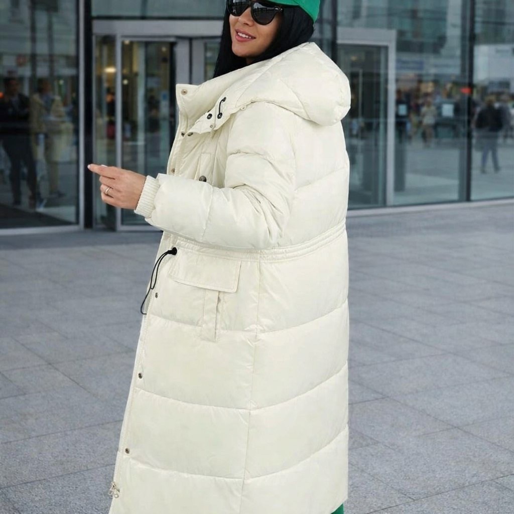 куртка длинная зимняя с капюшоном экокожа,куртка длинная женская зимняя из экокожи,удлиненная куртка,пальто на синтепоне,пальто женское зимнее "вэст" черное