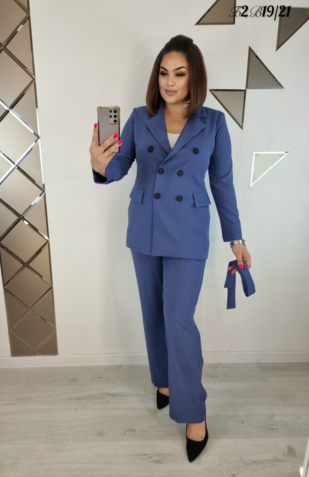 брючный костюм 2041-1 синий,брючный костюм,костюм брючный lakona 11535 синий,брючный костюм anastasia 950 васильковый синий,брючный женский костюм