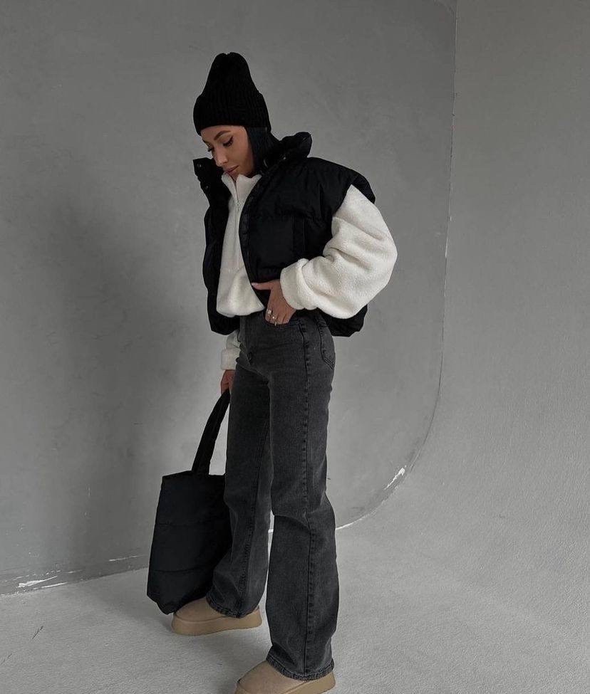 стильная жилетка,женская жилетка,жилетка-oversize коричнева,стильна жилетка oversize,жилетка укороченная