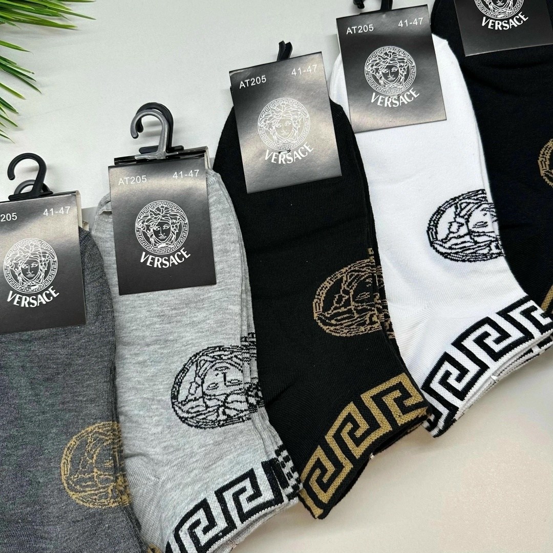 носки версаче,носки мужские,комплект носки мужские,носки versace,носки мужские средние
