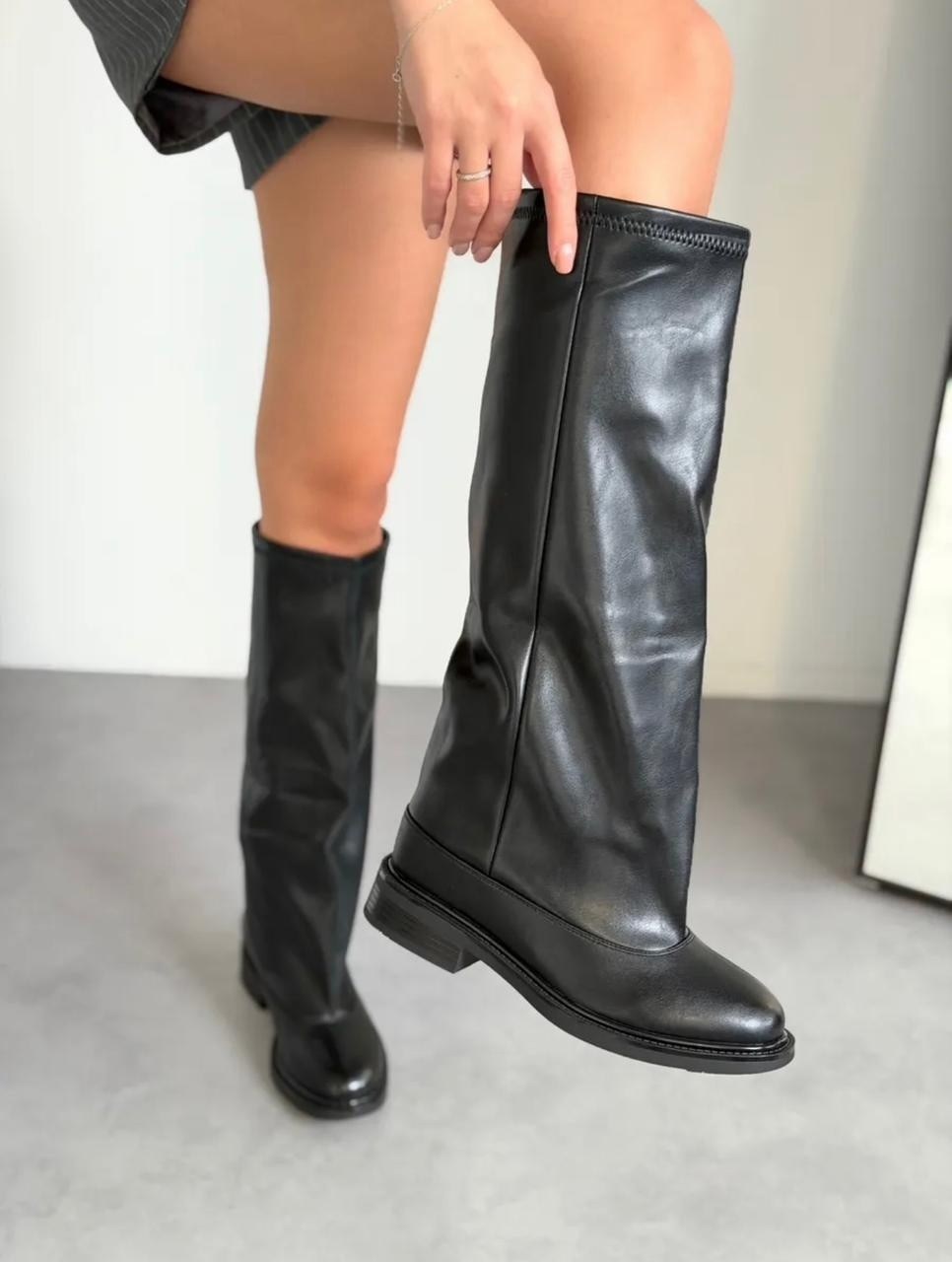 сапоги,женские сапоги,сапоги трубы высокие демисезонные matmazel,сапоги модные,сапоги-трубы