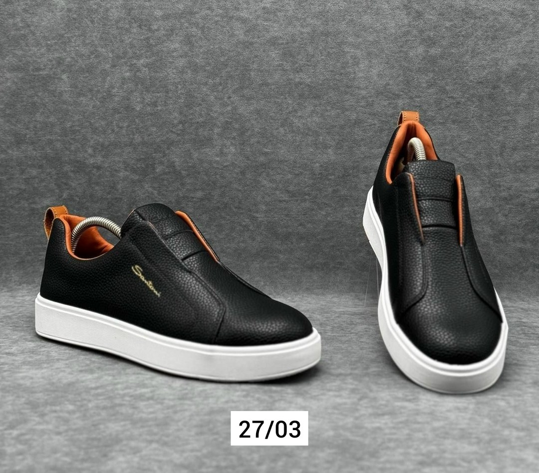 слипоны мужские,,слипоны santoni,слипоны мужские кожаные, мужская