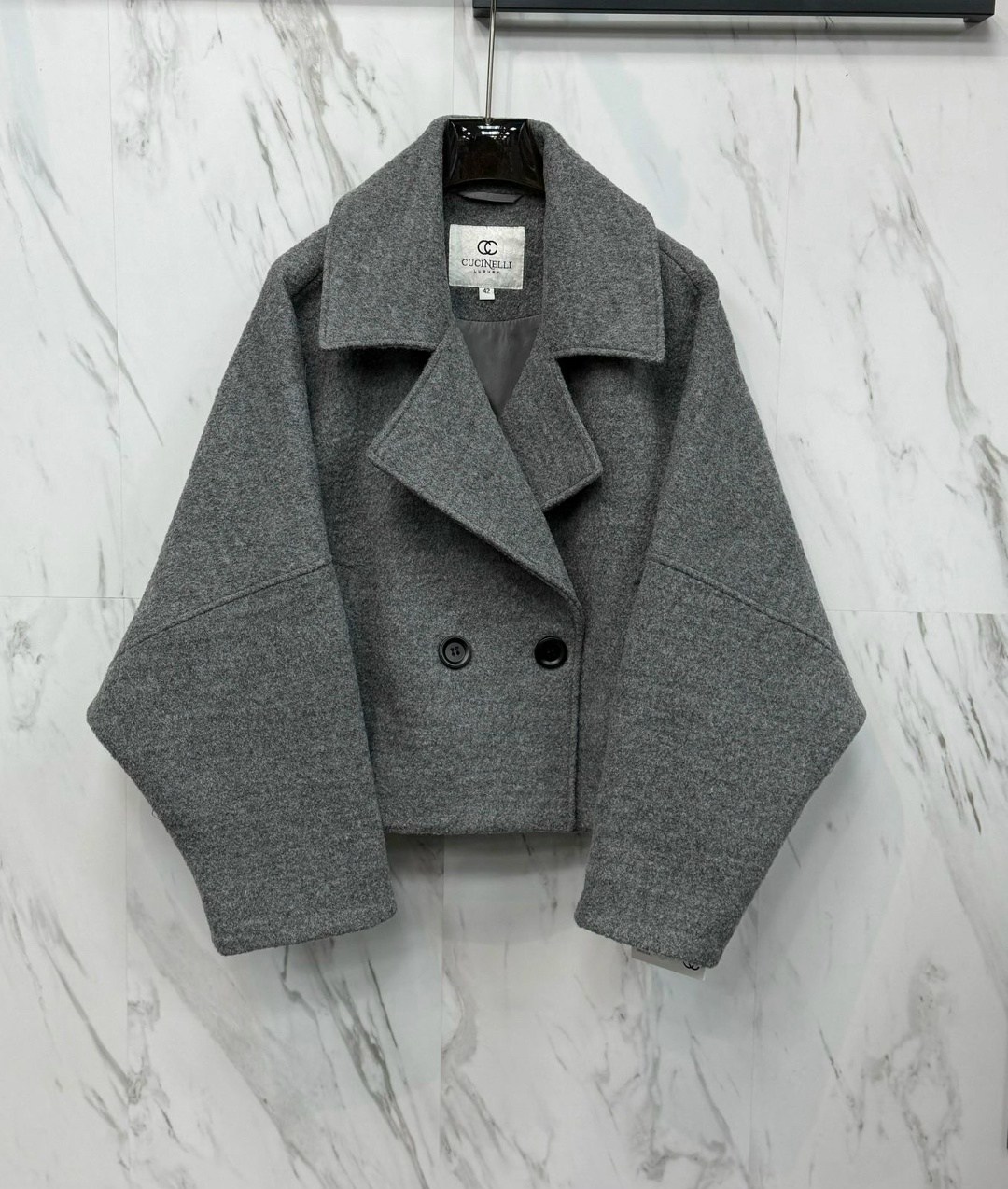 пальто короткое демисезонное оверсайз riscalda,пальто женское,пальто короткие,пальто,пальто и куртки