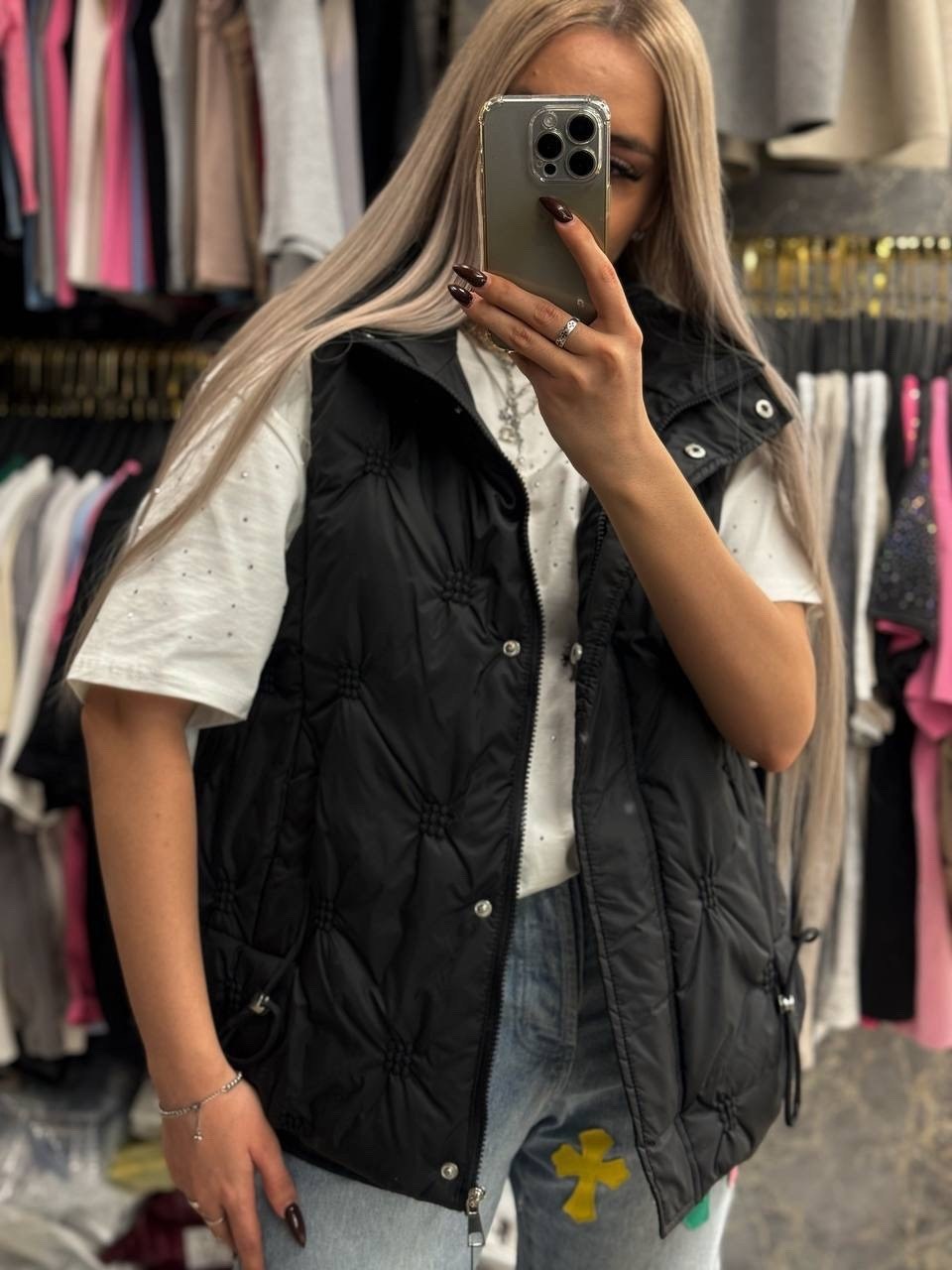 женская жилетка,жилет женский,жилет,жилетка,демисезонный жилет