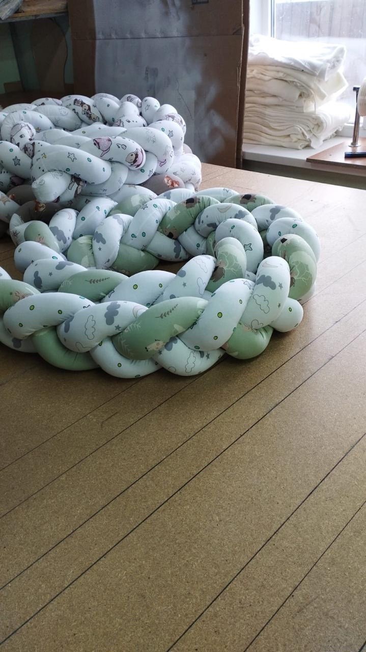 бортик косичка в кроватку,бортик коса,бортик для кроватки,бортик косичка,бортик косичка в кроватку для новорожденного