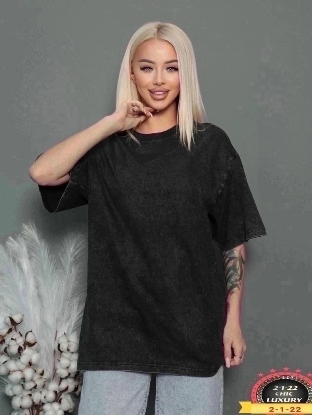 женская футболка оверсайз,женская футболка,серая футболка варенка оверсайз maxluk,футболка оверсайз,футболка варенка оверсайз парная удлиненная stay amore