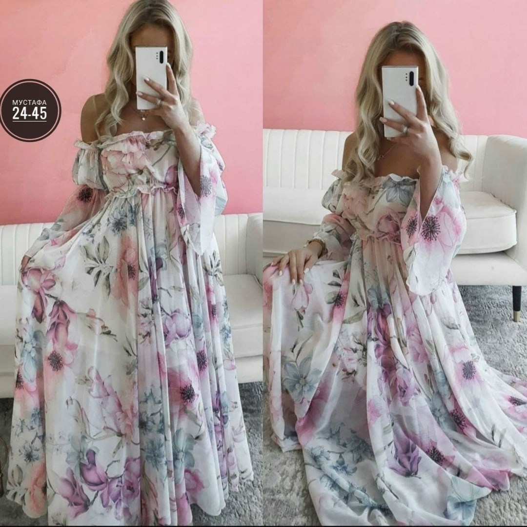 платье женское шифоновое,платье женской,платье летнее длинное,платье шифон ,платье летнее женское