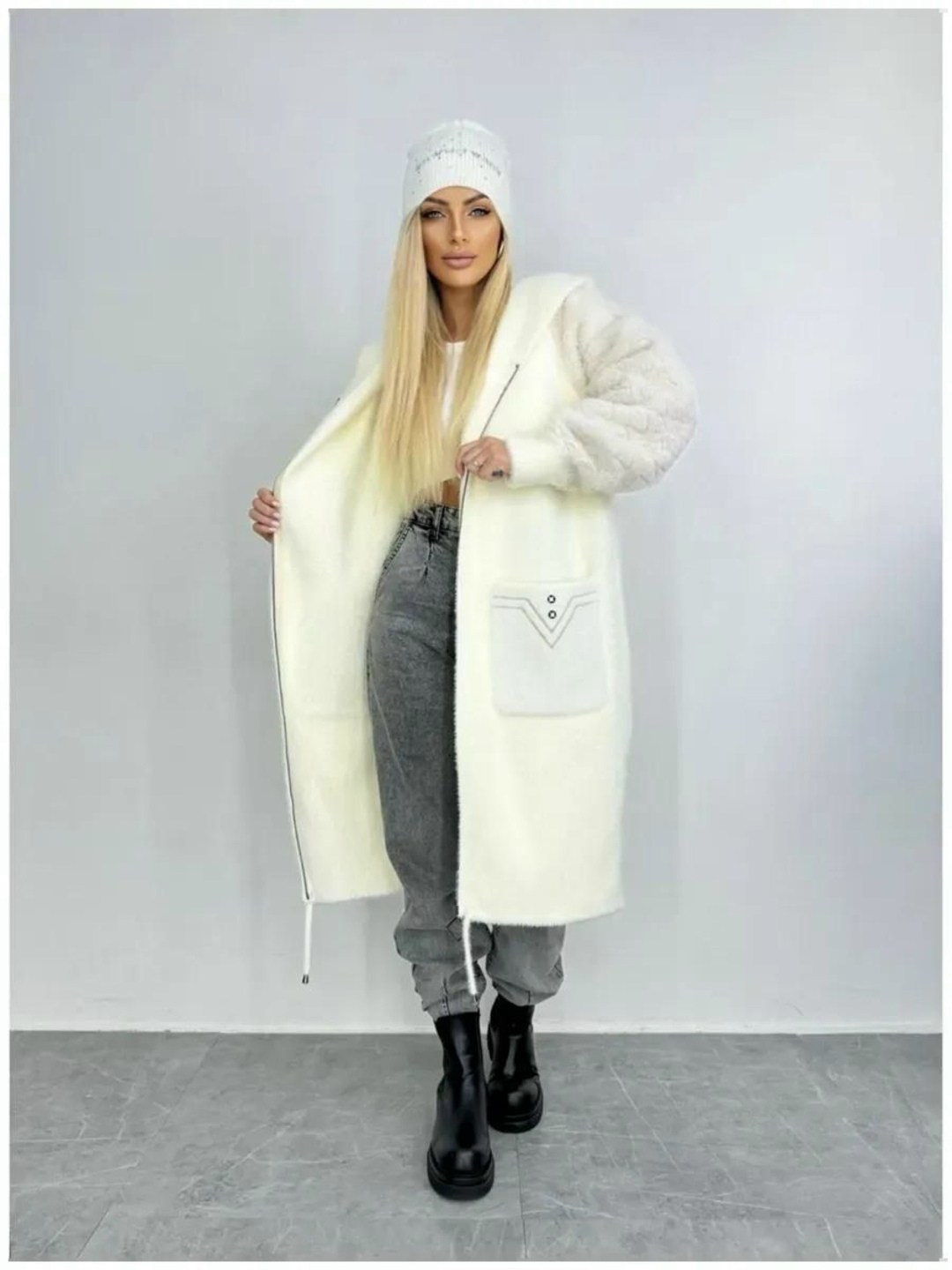 кардиган альпака,кардиган альпака длинный,кардиган из ангоры,кардиган женский,белый кардиган