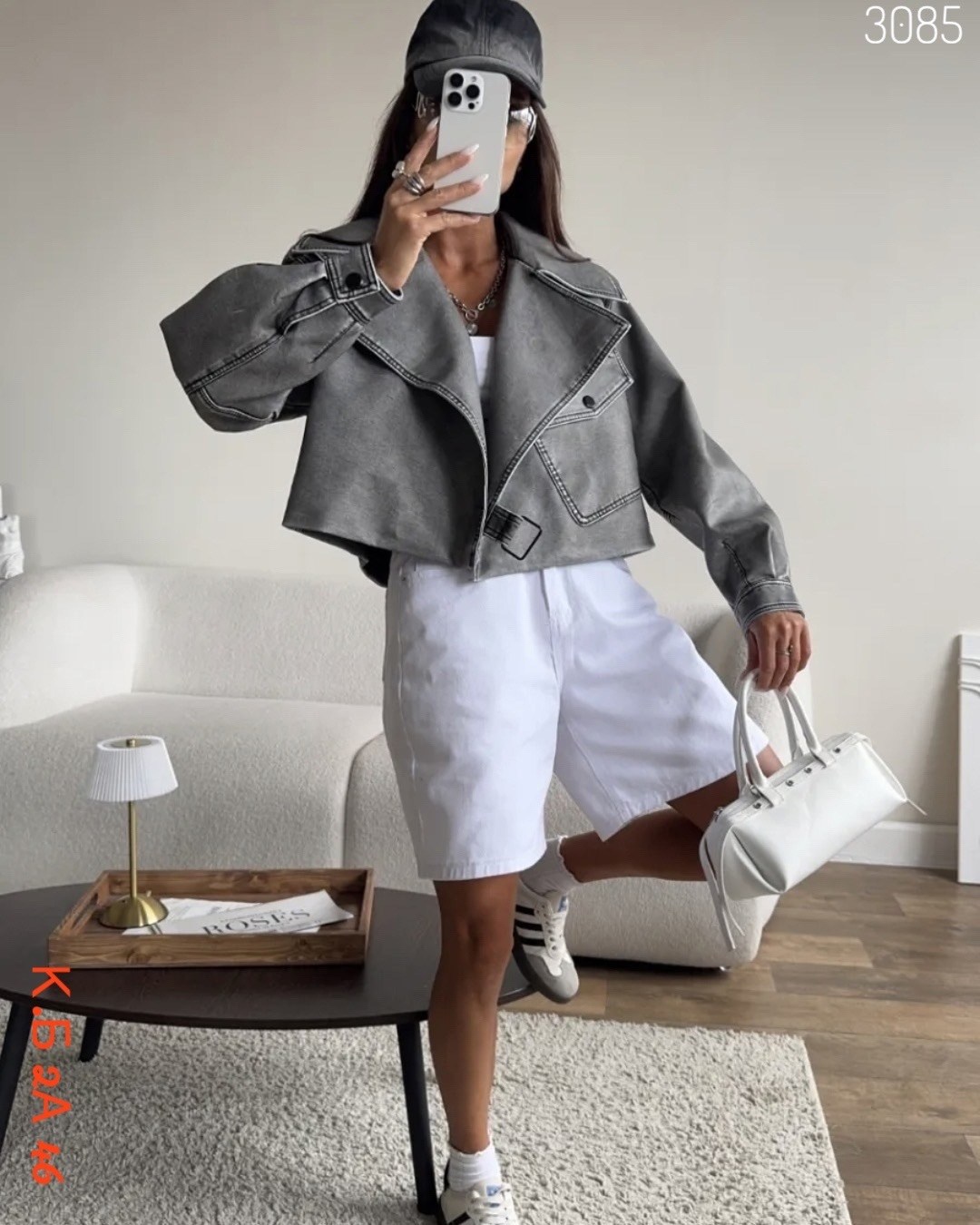 куртка косуха,кожаная куртка косуха janna banana цвет серый,серая косуха оверсайз,кожаная куртка косуха,куртка косуха женская из экокожи