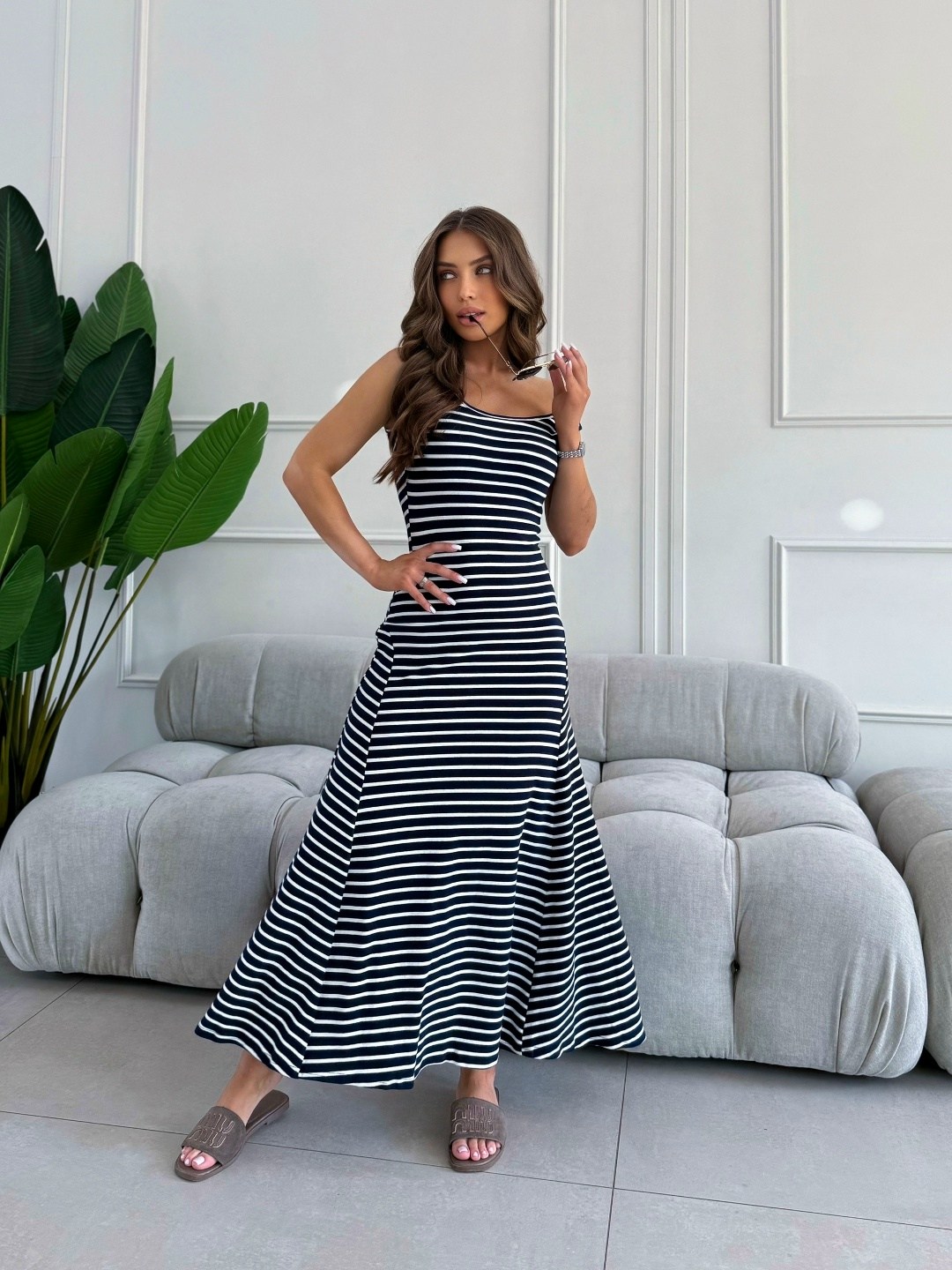 сарафан платье,сарафан,сарафан на бретельках,сарафан серый,платья в полоску