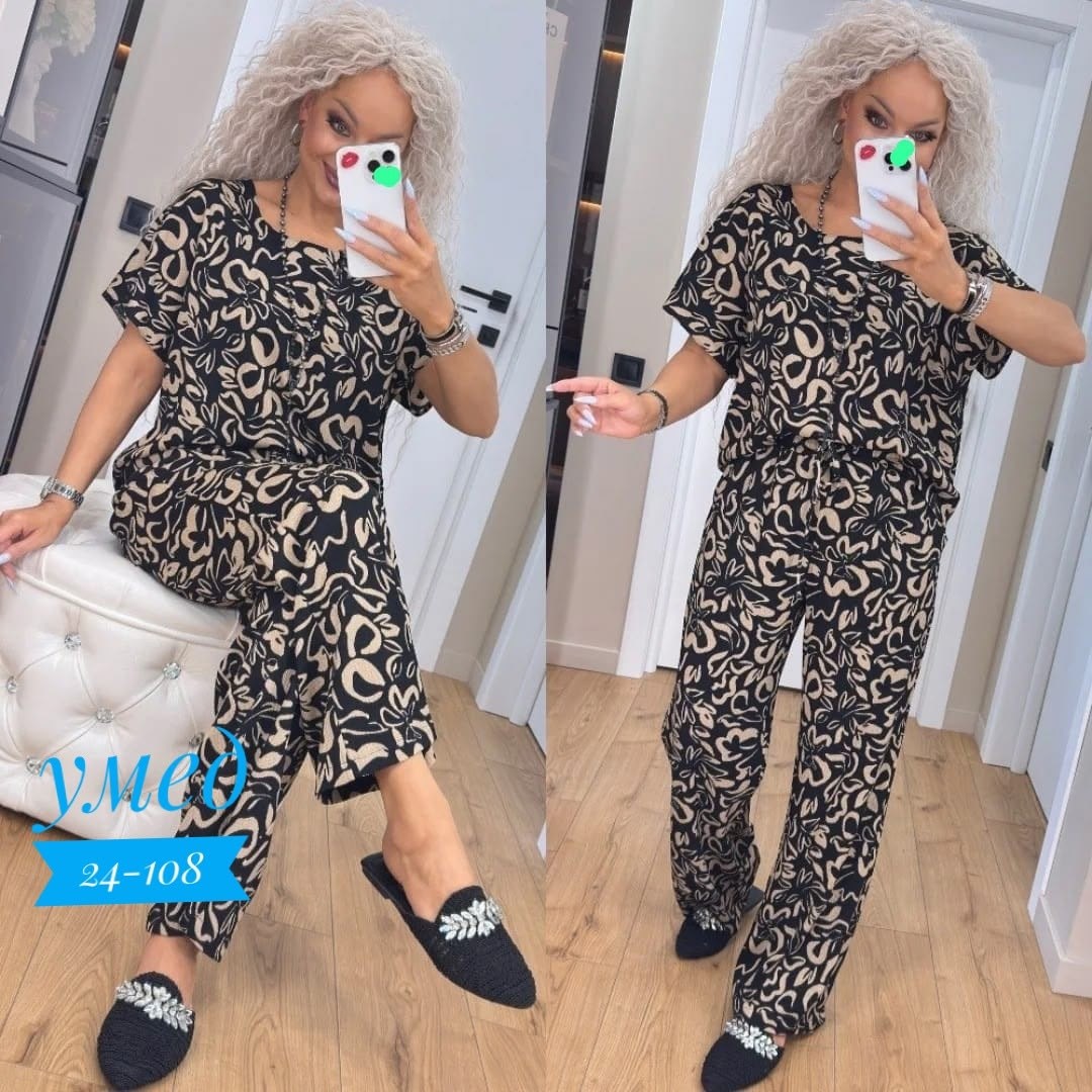 костюм лапша леопардовые с брюками палаццо широкие,костюм женский,костюм с брюками,летние костюмы,костюм брючный летний