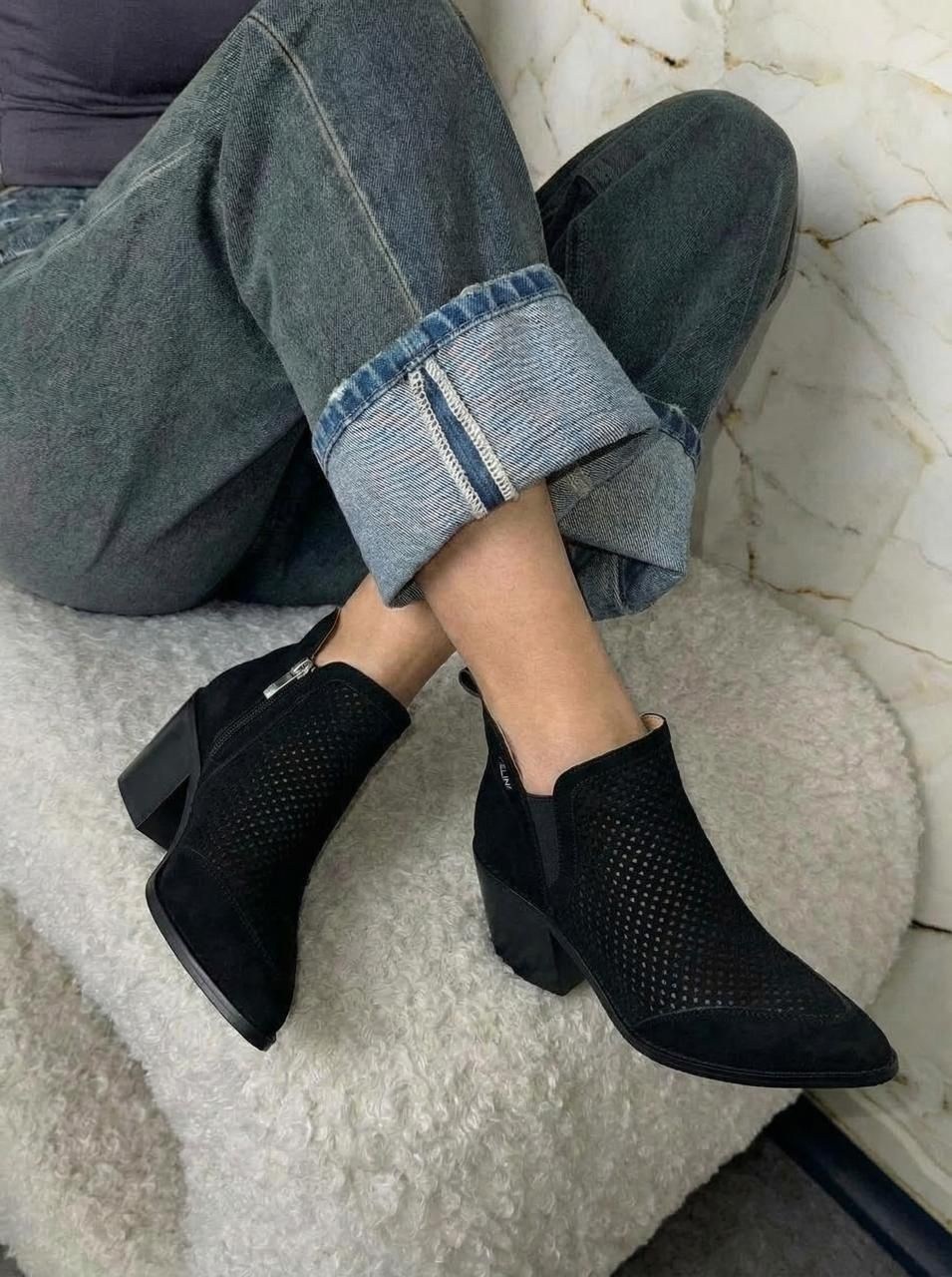 ,ботильоны женские,кожаные полусапожки,женская ,замшевые полусапожки