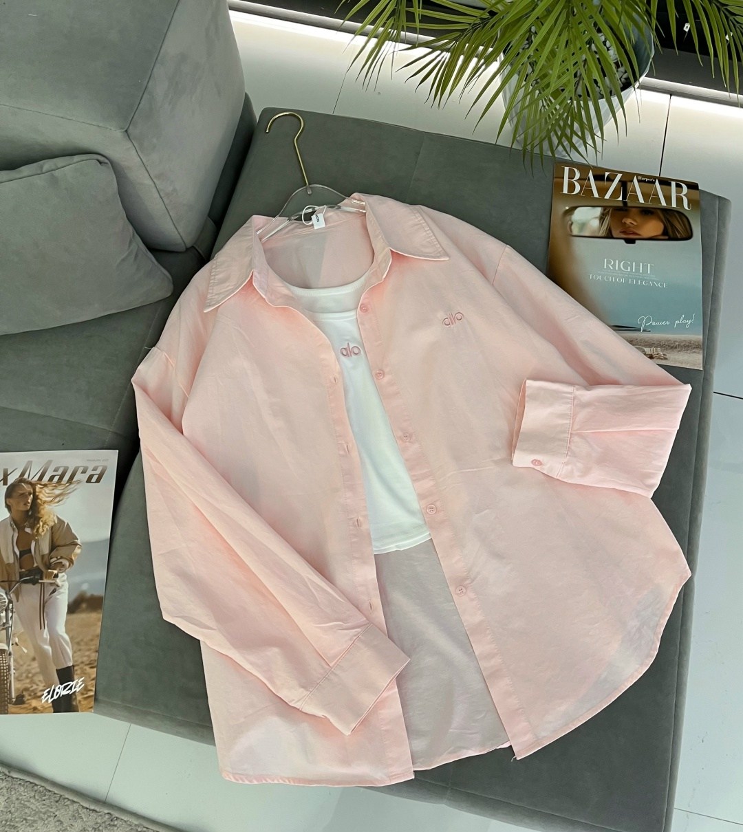 рубашка голубая оверсайз,рубашка голубая,рубашка женская,рубашка модная,однотонная рубашка