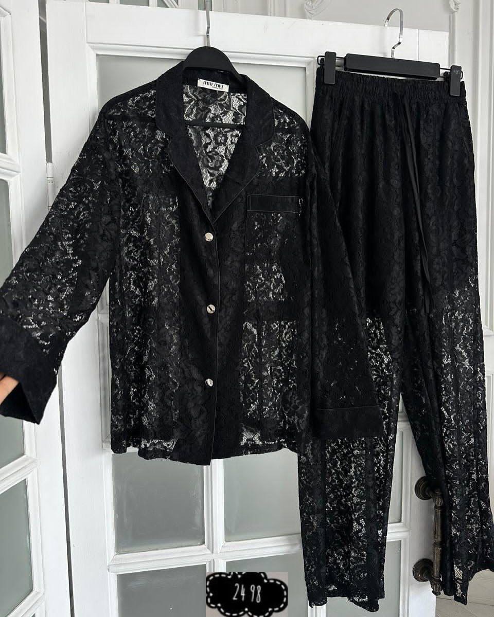 элегантный кружевной костюм,гипюровый костюм,костюм кружевной брючный с поясом гипюр emberens,гипюровый костюм v8oss,костюм женский кружевной брючный emberens