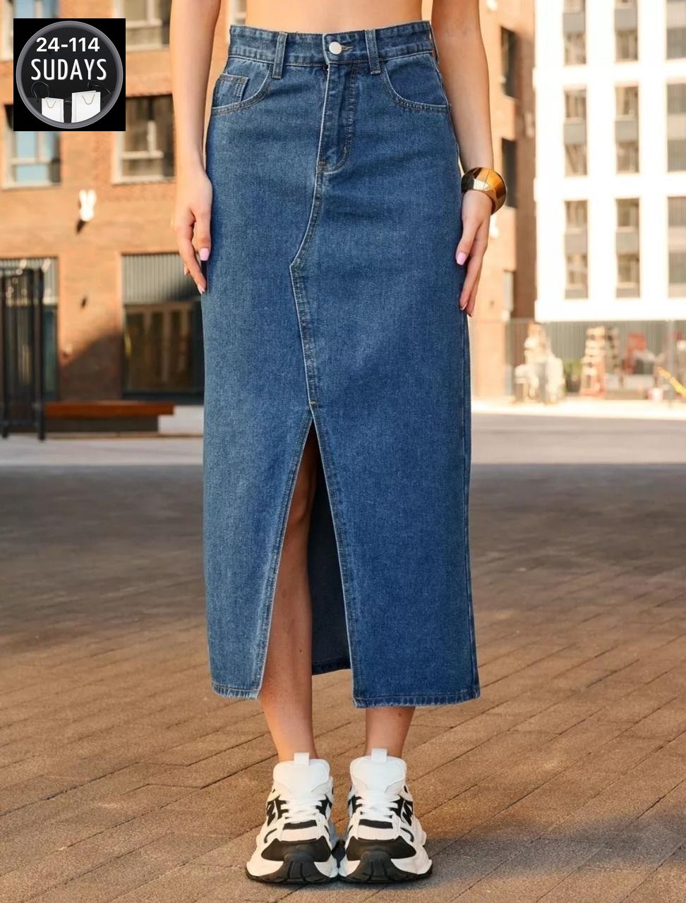 юбка джинсовая длинная с разрезом спереди,юбка джинсовая макси с разрезом,юбка миди джинсовая с разрезом спереди ниже колен,джинсовая юбка,юбка джинсовая миди с разрезом спереди