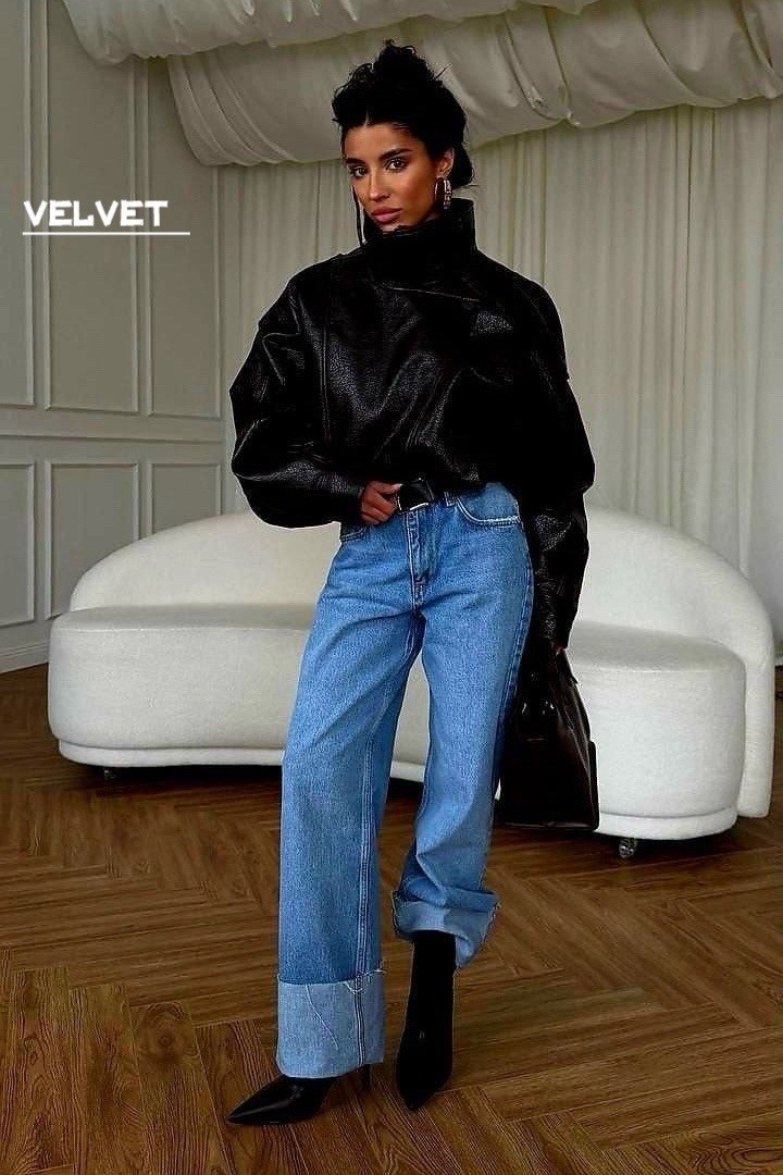 куртка косуха,косуха оверсайз демисезонная,кожаная куртка,кожаная косуха оверсайз варенка concept club,куртка кожаная женская