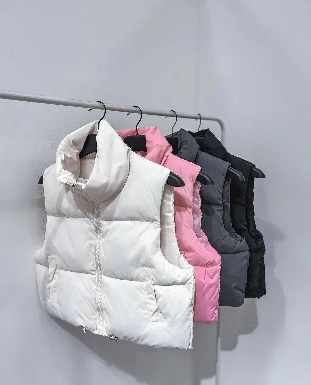 жилетка укороченная,стильная жилетка,женская жилетка,демисезонная женская жилетка,жилетка на синтепоне