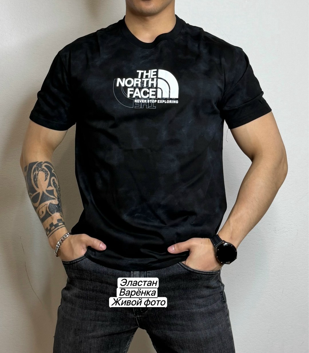 футболка мужская the north face,футболки the north face,мужская футболка,футболка повседневный,мужская мода