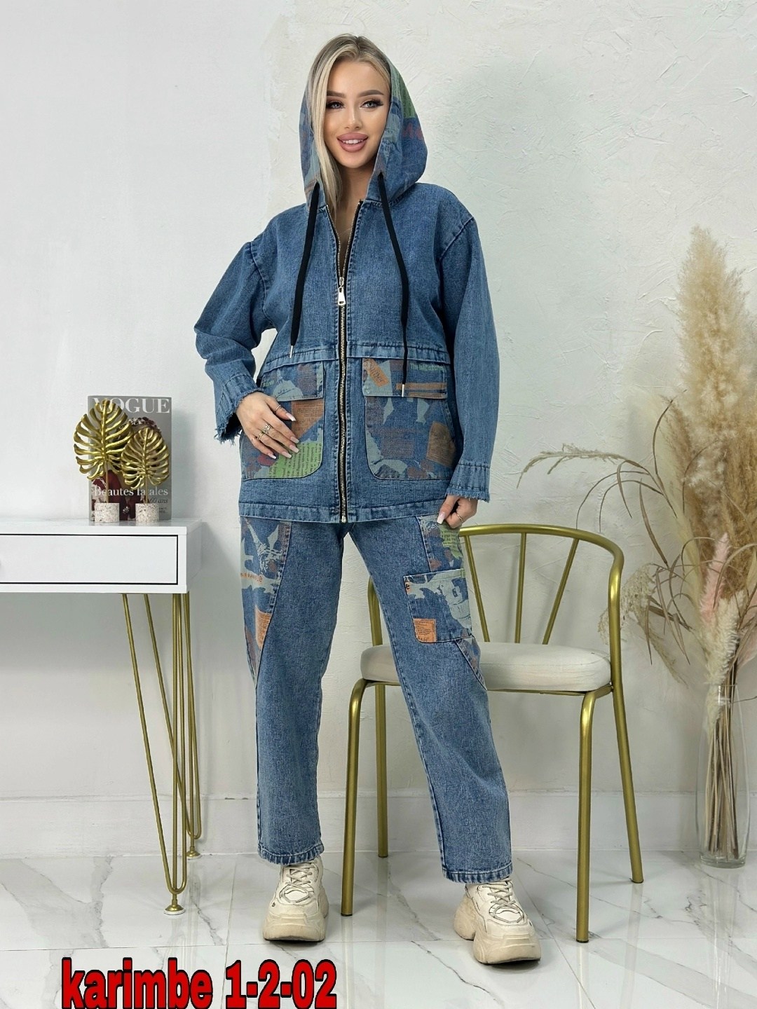 костюм джинсовый женский glentina 372053283,двойка-костюм джинсовый karim benjama,костюм джинсовый брючный,костюм джинсовый женский glentina,женский джинсовый костюм