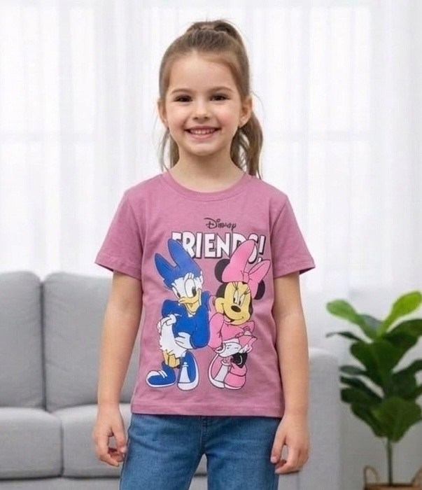 футболки для девочки,disney minnie mouse,футболка с дейзи дак,футболки детские,одежда для детей