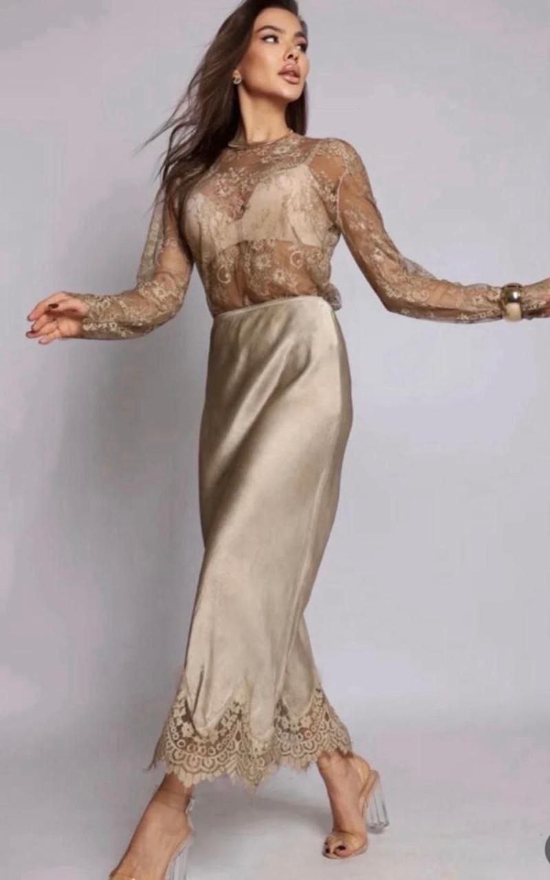 topshop satin and lace maxi skirt in oyster,атласная юбка,бежевая шелковая юбка,юбка,шелковая юбка