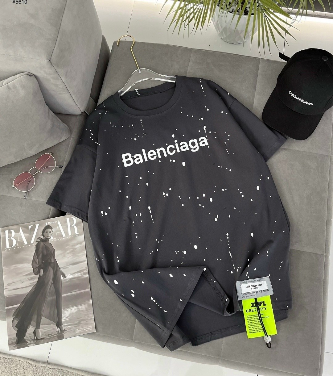 мужская футболка balenciaga,футболка balenciaga,футболка со стразами,женская футболка,баленсиага футболка
