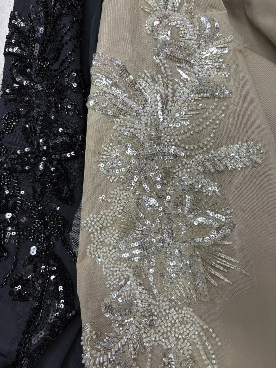 вышивка бисером,вышивка от кутюр,вышивка бусинами,вышивка стразами,кружево свадебное