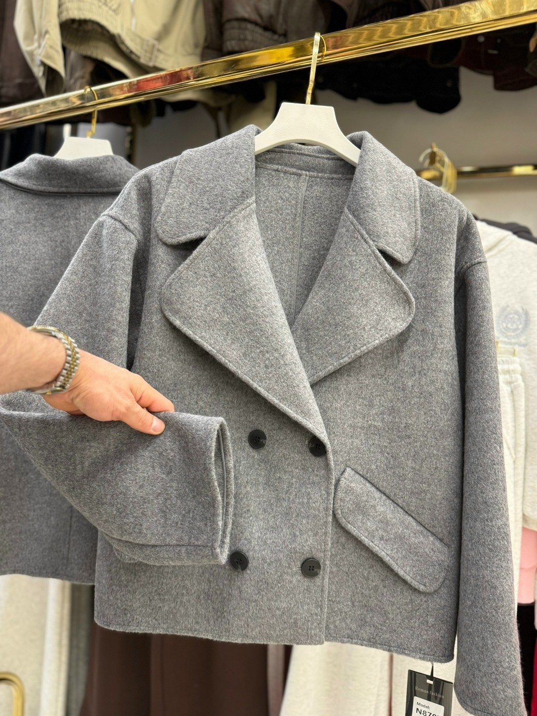 элегантное женское демисезонное кашемировое шерстяное пальто,пальто короткие,полупальто,женское пальто,шерстяное пальто